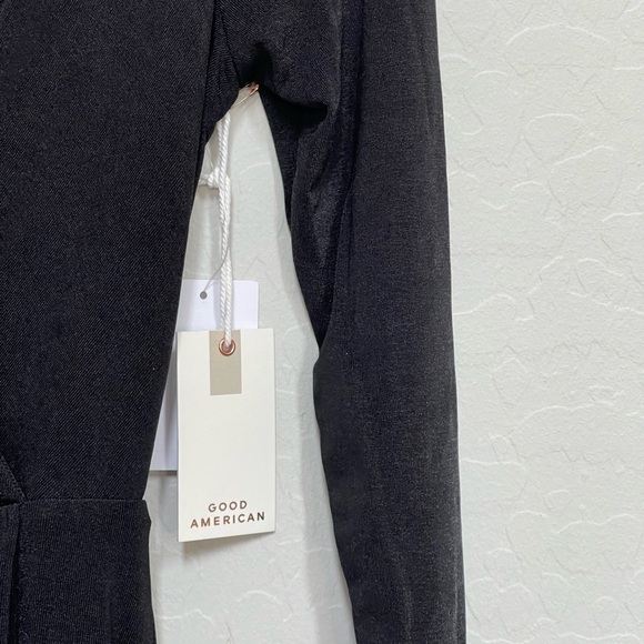 Good American SHIMMER WRAP DRESS size 0 xsmall - Picture 6 of 13